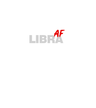 LIBRA as fuck model negru pe tricou