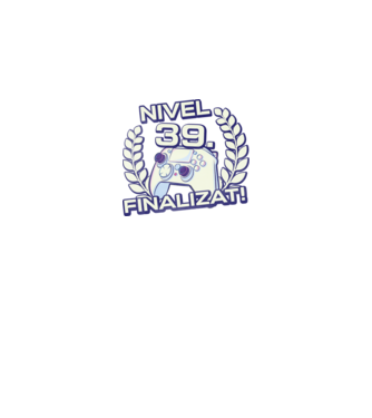 Nivel 39 finalizat! model negru pe tricou