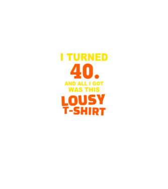 Lousy T-shirt 40 model negru pe tricou