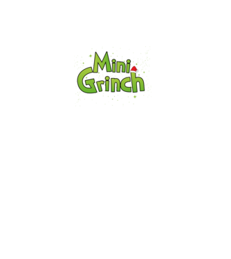 Grinch Family Mini Grinch model negru pe tricou