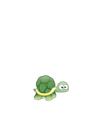 Turtle model negru pe tricou