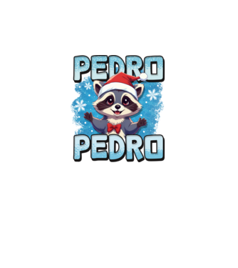 Pedro pedro retro xmas model turcoaz pe tricou