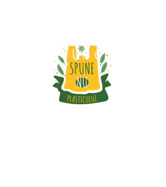 spune nu plasticului model gri pe tricou