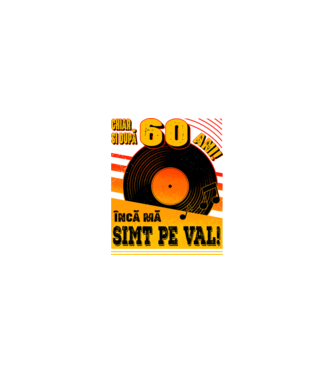 Încă mă simt pe val! 60 model nisipiu pe tricou
