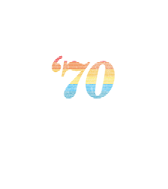 Retro Birthday 1970 model negru pe tricou