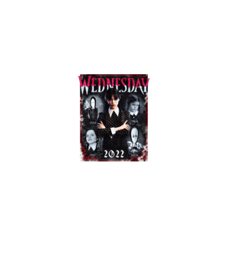 WEDNESDAY multi all time model negru pe tricou