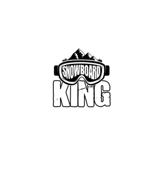 Snowboard king 01 model albastru jeanși pe tricou