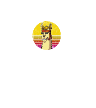 No Prob LLama - Láma model negru pe tricou