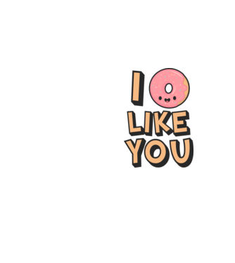 I donut like you model galben neon pe tricou