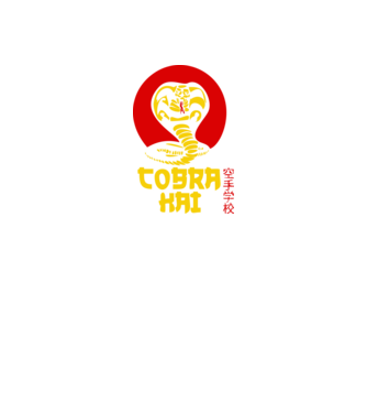 cobra kai japan logo model negru pe tricou