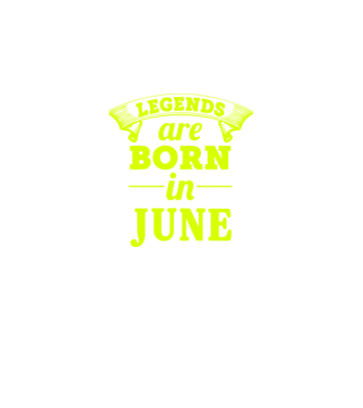 Legends are born in June model gri închis pe tricou
