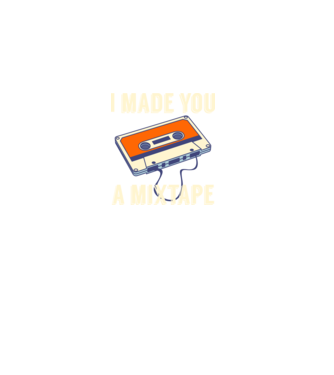 Mixtape model negru pe tricou