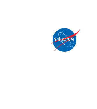 vegan nasa model galben neon pe tricou