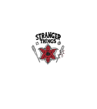 stranger things demogorgon head2 model alb pe tricou