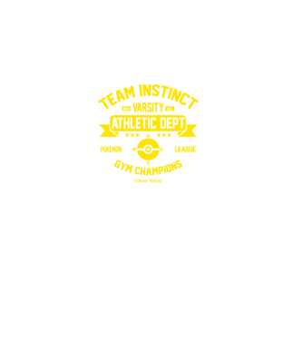 Team instinct champions model negru pe tricou
