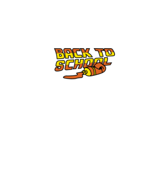 Back to school model negru pe tricou