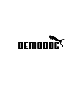 demodog logo black model verde de măr pe tricou