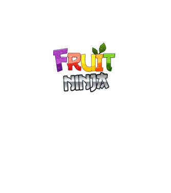 Fruit Ninja model alb pe tricou