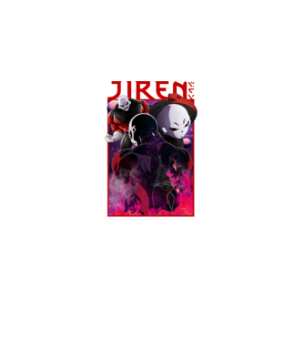 jiren dragonball model negru pe tricou