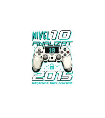 Nivel finalizat 10 2015 model negru pe tricou