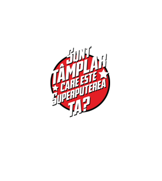 sunt tâmplar, care este superputerea ta? model negru pe tricou