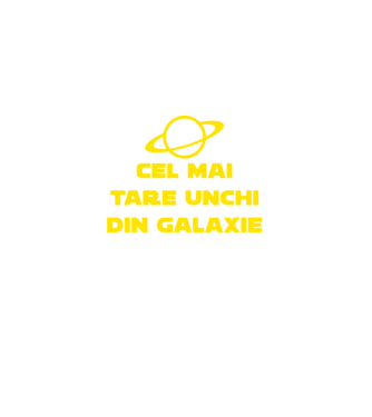 Cel mai tare unchi din galaxie model negru pe tricou