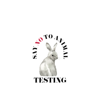 Say NO to animal testing model alb pe tricou