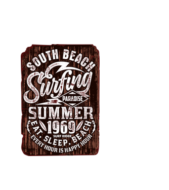 South Beach model alb pe tricou