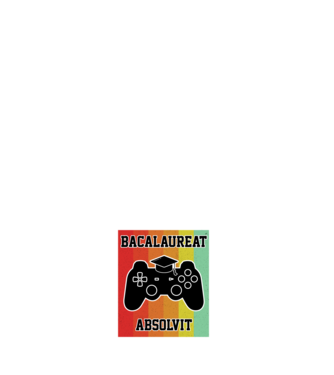 bacalaureat absolvit model negru pe tricou
