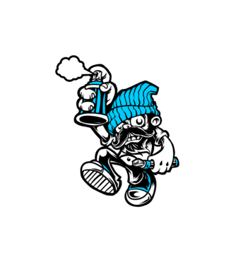 Graffiti model alb pe tricou