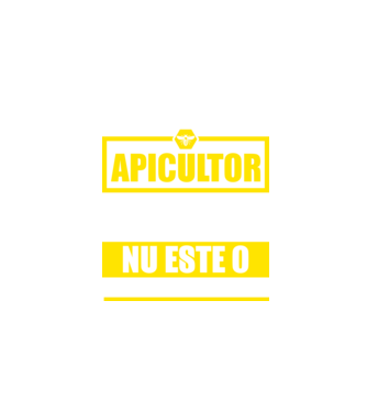 apicultor - pentru că protectorul albinelor care produc mierea nu este o funcție oficială model negru pe tricou