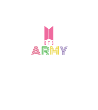 BTS ARMY model negru pe tricou