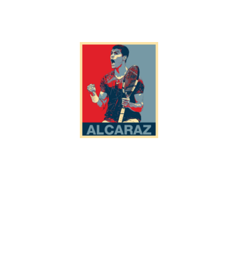 Carlos Alcaraz model negru pe tricou