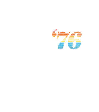 Retro Birthday 1976 model galben neon pe tricou