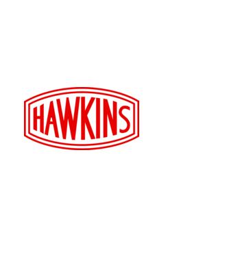hawkins stranger things model alb pe tricou