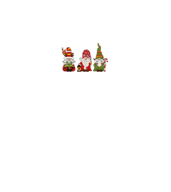Xmas gnomes 2 model negru pe tricou