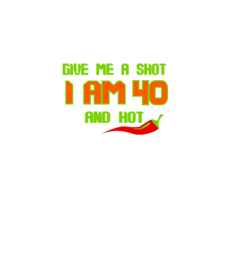 Give me a shot - 40 model gri pe tricou