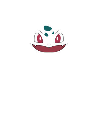 Bulbasaur model albastru deschis pe tricou