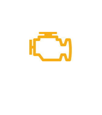 check engine model negru pe tricou