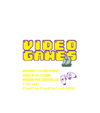 I don't always die when playing video games model alb pe tricou