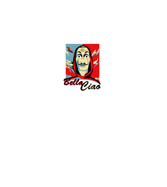 obey bella ciao model alb pe tricou