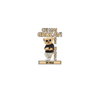 Teddy cel cool Mai model albastru jeanși pe tricou