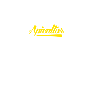 Apicultor model negru pe tricou