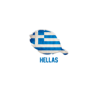 Steag grecesc model alb pe tricou