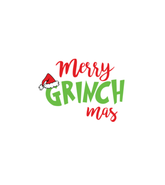 Grinchmas model negru pe tricou