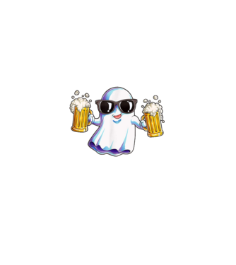 Im just here for the boos model negru pe tricou