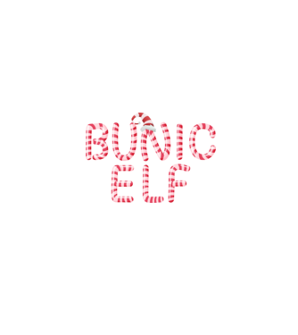 bunic elf model negru pe tricou