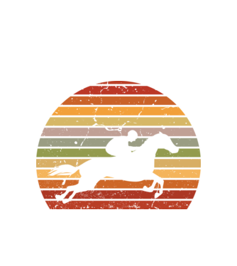 horse race model alb pe tricou