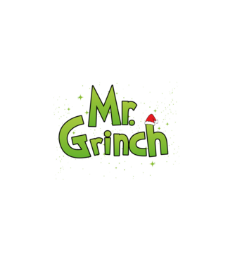 Grinch Family Mr Grinch model alb pe tricou