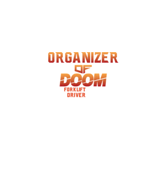 organizer of DOOM model negru pe tricou